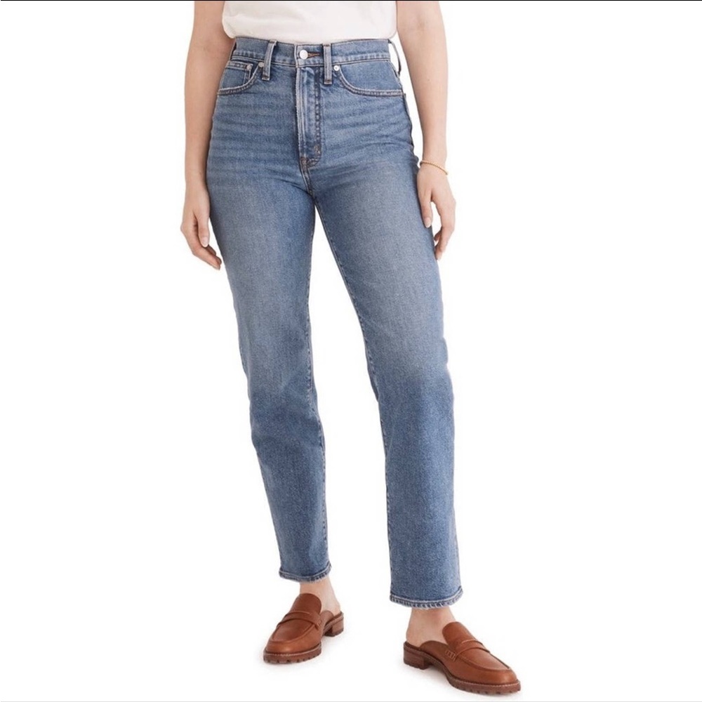 Madewell The Perfect Vintage High Waist Straight Leg Jeans NWT